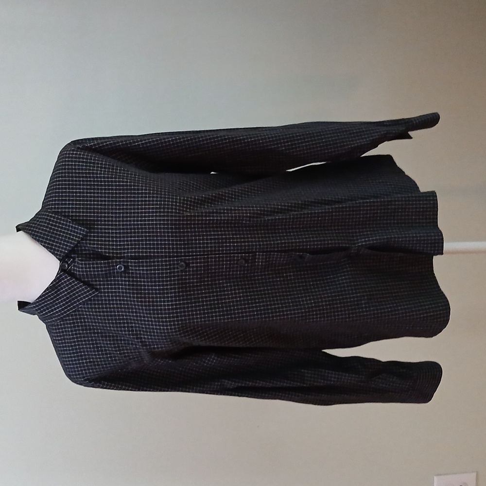 2/$15 Charter Club Long Sleeve Plaid Button Front Shirt